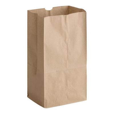 25lb.  Natural Kraft Paper Bag (Shorty) - 400/case
